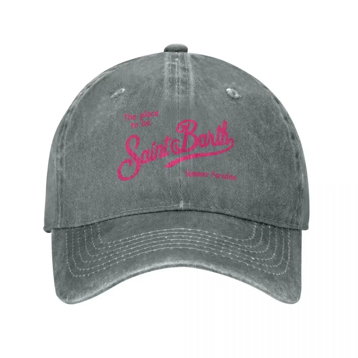 Boné Unissex Estilo Baseball S-Saint B-Barth – Snapback Ajustável em Algodão
