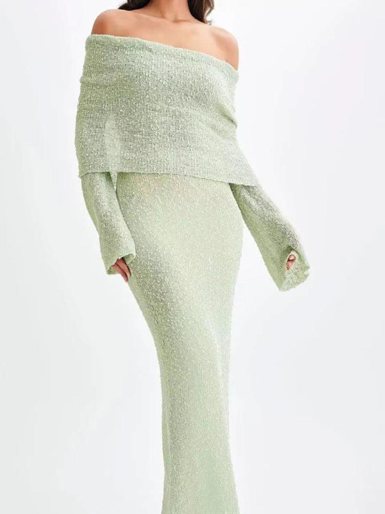 Vestido de Malha Leosoxs com Decote em V – Mini, Sexy e Elegante