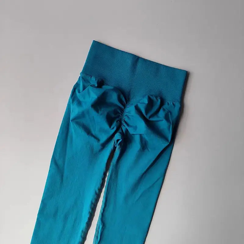 Leggings de Yoga Femininas Sem Costura – Cintura Alta com Efeito Push-Up e Alta Elasticidade