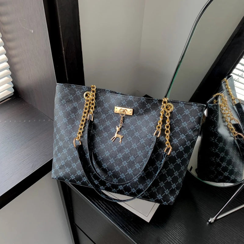 Bolsa Feminina Premium em Couro Macio com Detalhes Elegantes e Grande Capacidade