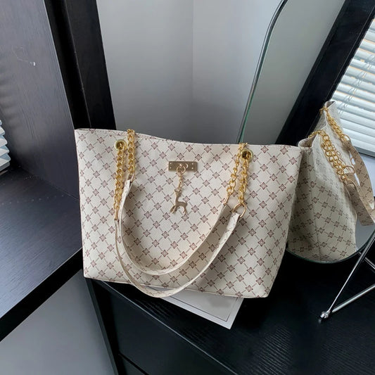 Bolsa Feminina Premium em Couro Macio com Detalhes Elegantes e Grande Capacidade