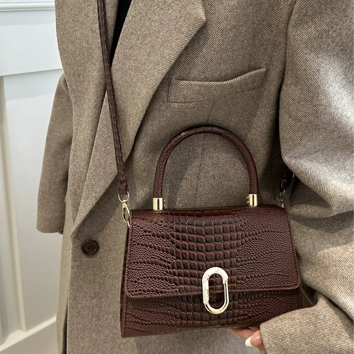 Bolsa Quadrada Retrô Feminina – Coleção Primavera