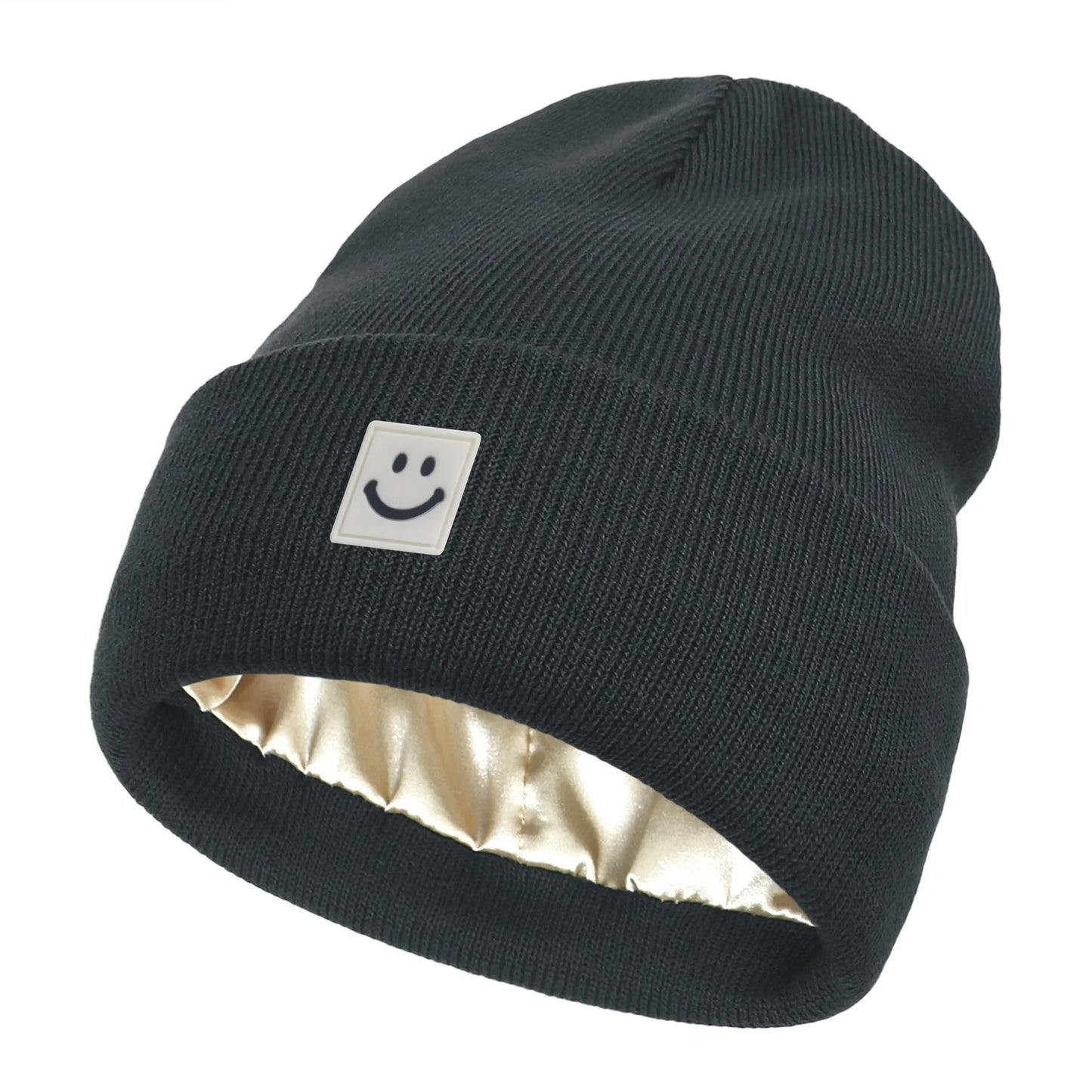 O Segredo para Cabelos Perfeitos no Inverno! Touca Beanie Unissex C/ Forro Protetor de Cetim (Anti-Frizz) - Suavidade e Estilo.