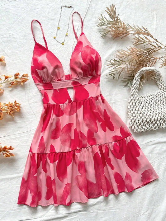 Mini Vestido de Alças Finas – Silhueta elicada  e design elegante