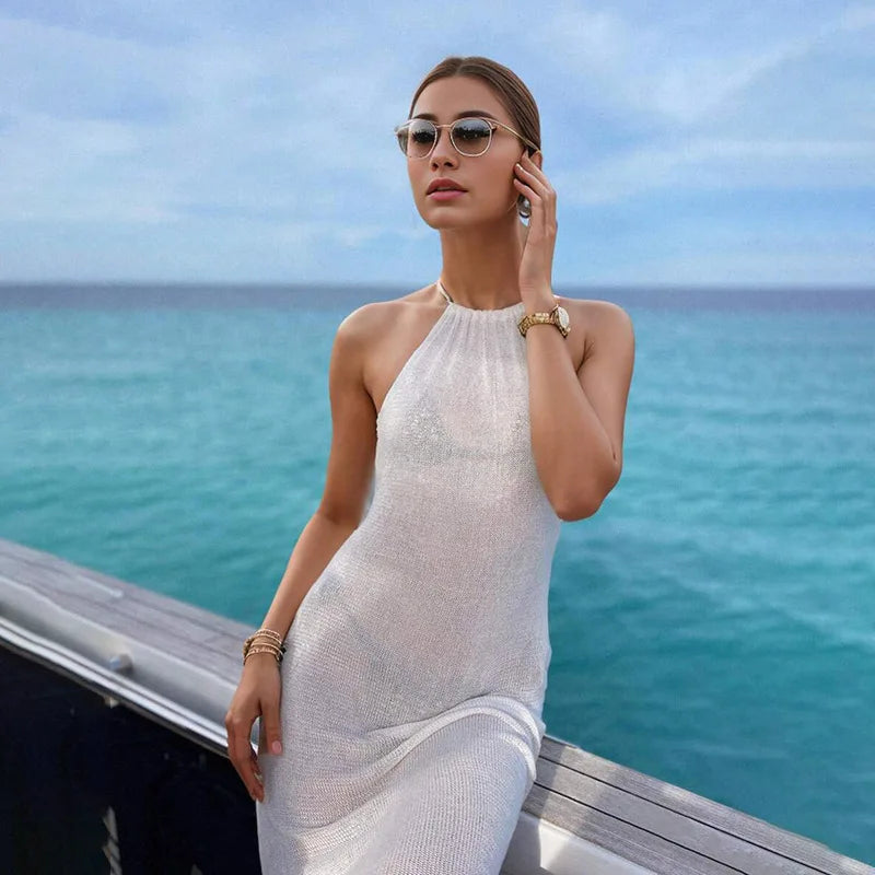 Vestido Dupla Face com Fenda Lateral - Estilo e Conforto